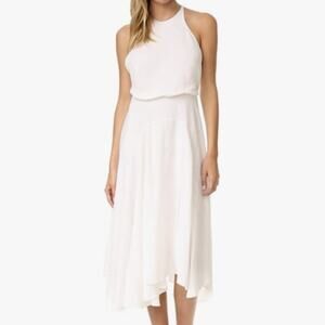 Halston Heritage Size 4 Chalk White Dress Glam Party City Wedding Formal